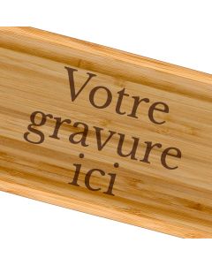 Plateau personnalisé bois gravé