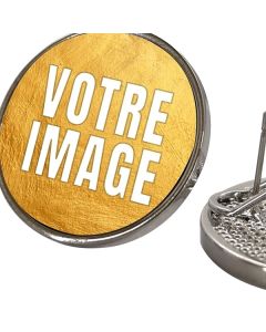 Boucles oreilles photo clip rondes