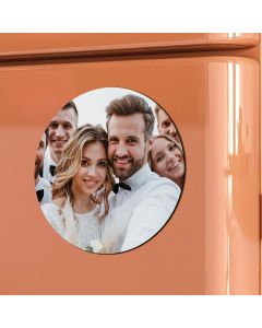 magnet photo personnalise cercle