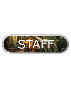 Badge personnalisé photo métallique