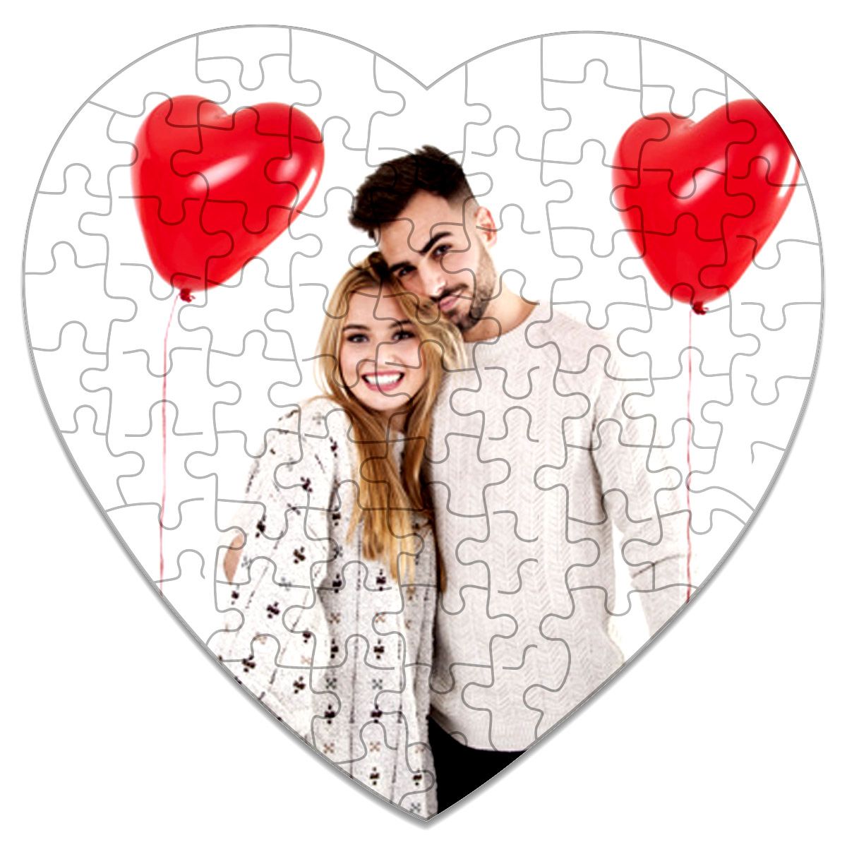 PUZZLE COEUR PERSONNALISABLE PHOTO CADEAU St-Valentin 
