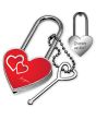 Cadenas photo cœur personnalisé - off