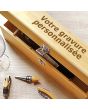 coffret bouteille bois grave -off
