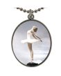 Pendentif photo ovale avec chaine - OFF