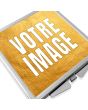 Miroir de poche personnalise carré - on