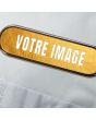 Badge personnalisé photo métallique 71 x 21 mm - ON