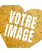 puzzle cœur personnalisé - on