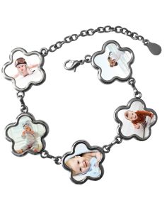 Bracelet photo 5 fleurs