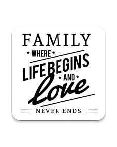 Sous-verre carré en MDF et liège - OFF