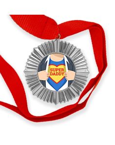 Médaille personnalisée photo Argent - on