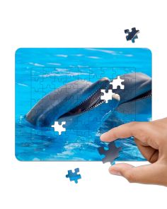 Puzzle cadre photo personnalisé 63 pièces