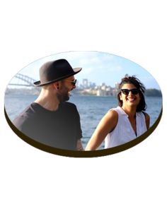 Sous-verre rond en MDF 