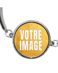 Bracelet photo rond