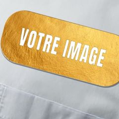 Badge d'identification photo MDF rectangulaire