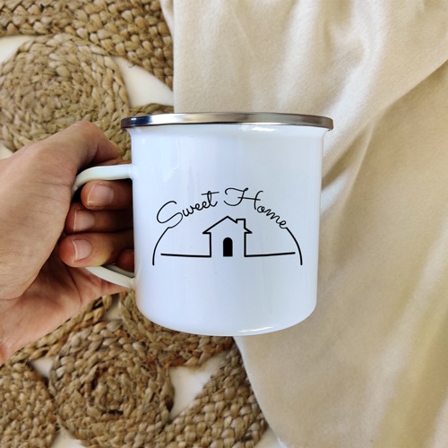 tasse vintage personnalisée pendaison de crémaillère