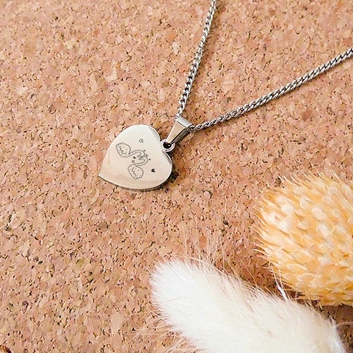 pendentif coeur personnalisé cadeau fête des mères