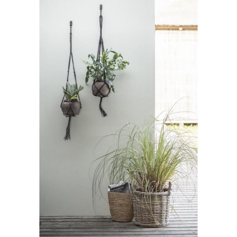 crochet pour plantes suspendues décoration murale tendance 