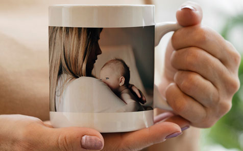 Mug personnalisé photo cadeau fête des mères