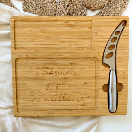 Planche à fromage cadeau original homme 