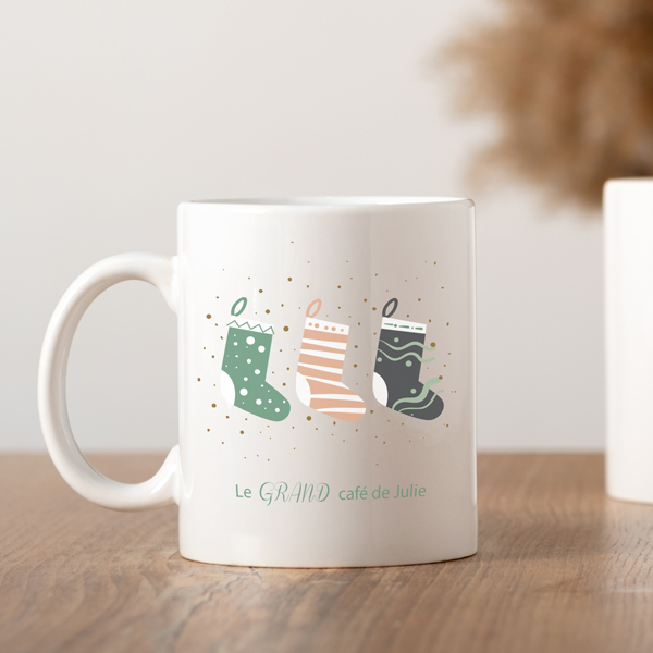 tasse en céramique personnalisée cadeau original Noël