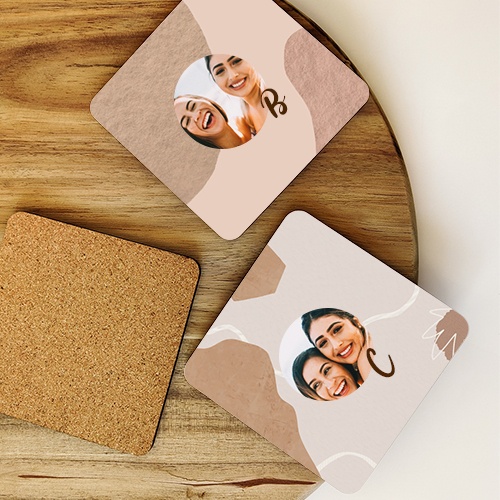 cadeau couple pendaison de crémaillère sous-verre personnalisé