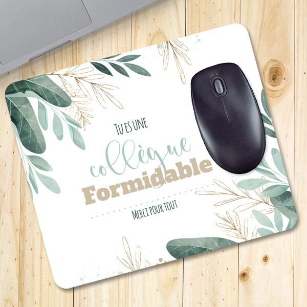 cadeau de remerciement pour collègue tapis de souris personnalisé